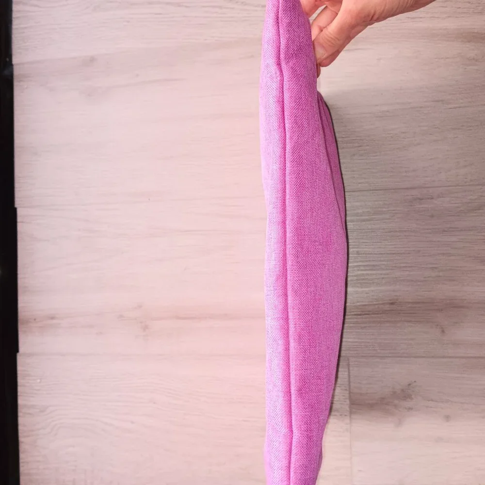 New Noted by Post-it Zip Top Canvas Laptop Pouch Magenta Pink 10